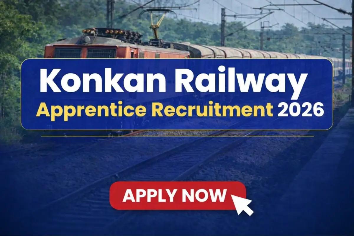 Konkan Railway Apprentice Recruitment 2026 out for 190 Graduate and Diploma Trainee posts. Check eligibility, stipend, age limit and apply online.