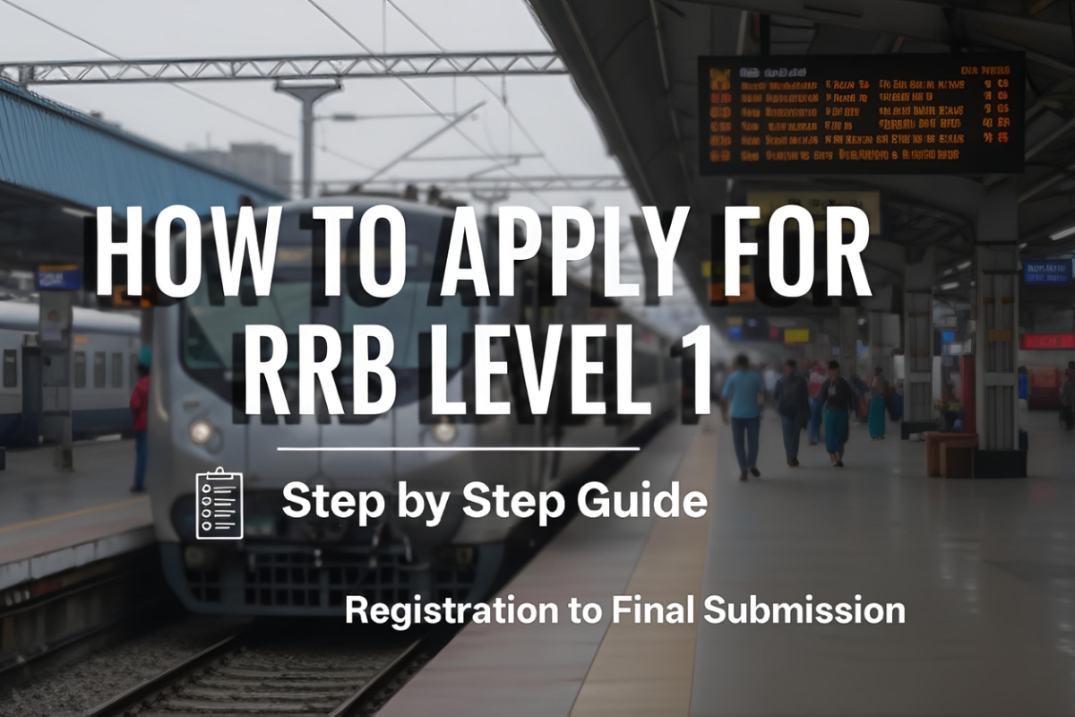 How to apply for RRB Level 1 Recruitment 2026 step by step online process