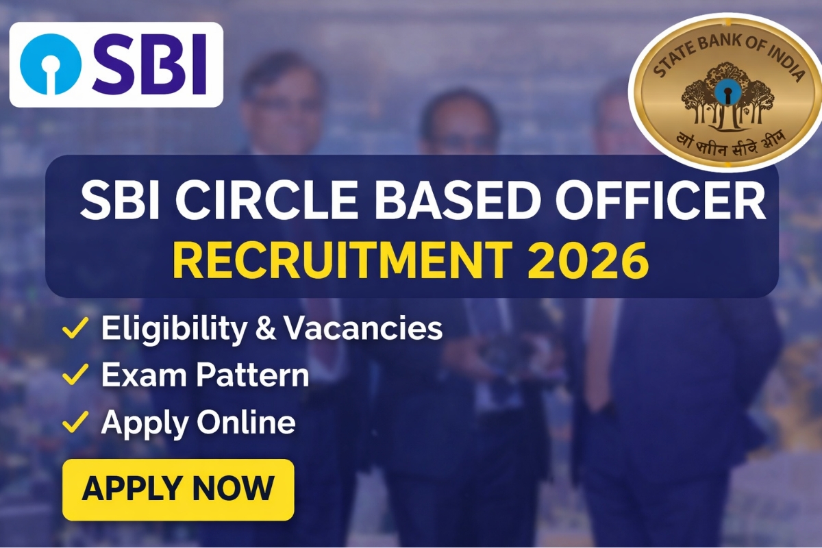 SBI Circle Based Officer Recruitment 2026 notification with eligibility