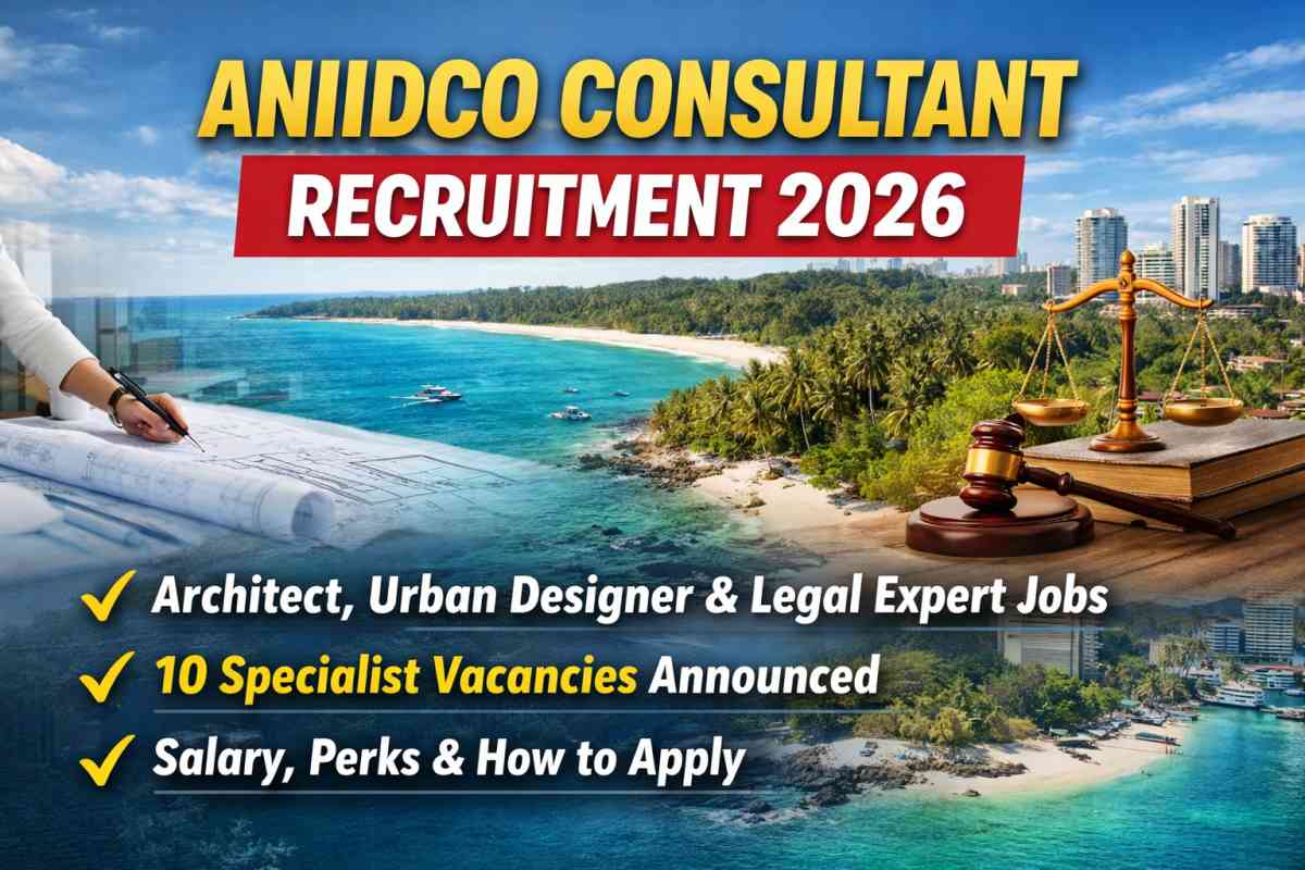 ANIIDCO Consultant Recruitment 2026 offers 10 expert vacancies including architect, urban designer, legal and finance roles. Check eligibility and apply now.