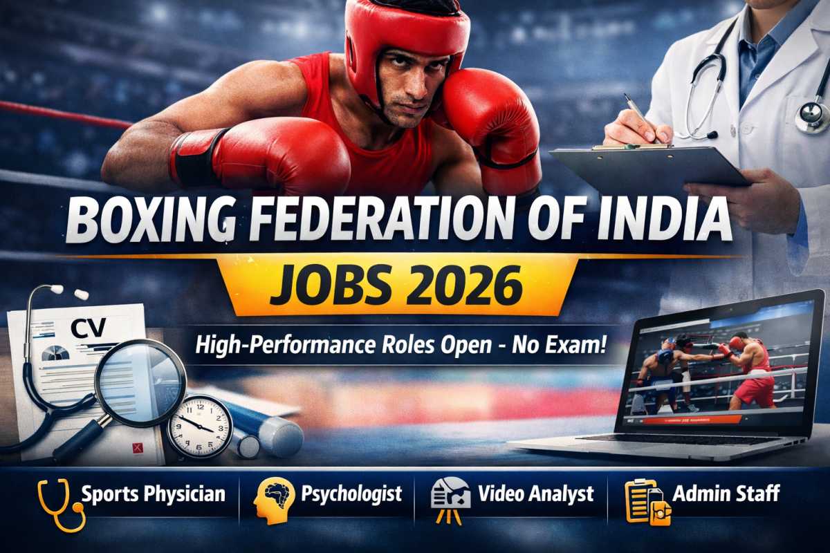 Apply for Boxing Federation of India Jobs 2026 with no written exam. Check eligibility, roles, salary, and how to apply for support staff posts before 20 March 2026.