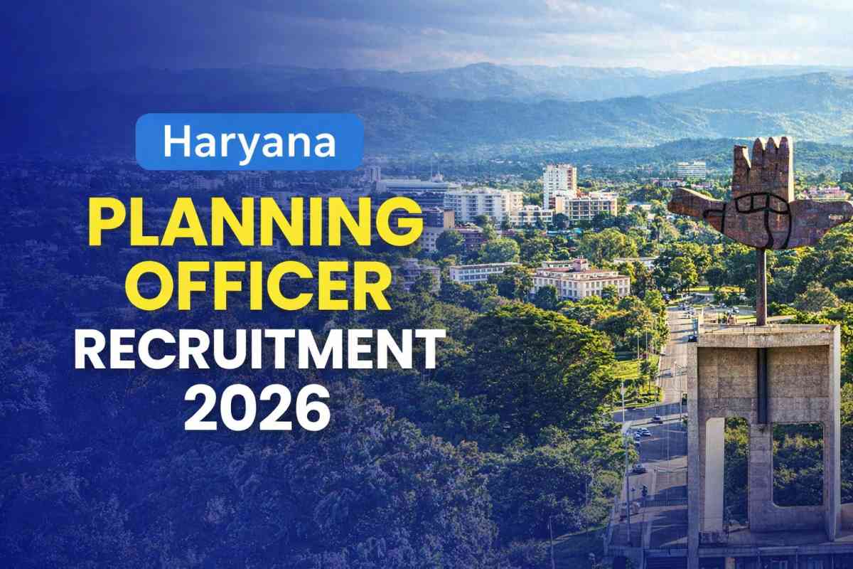 Haryana Planning Officer Vacancy 2026 details including eligibility, GATE criteria, salary, dates and how to apply. Check full information now.