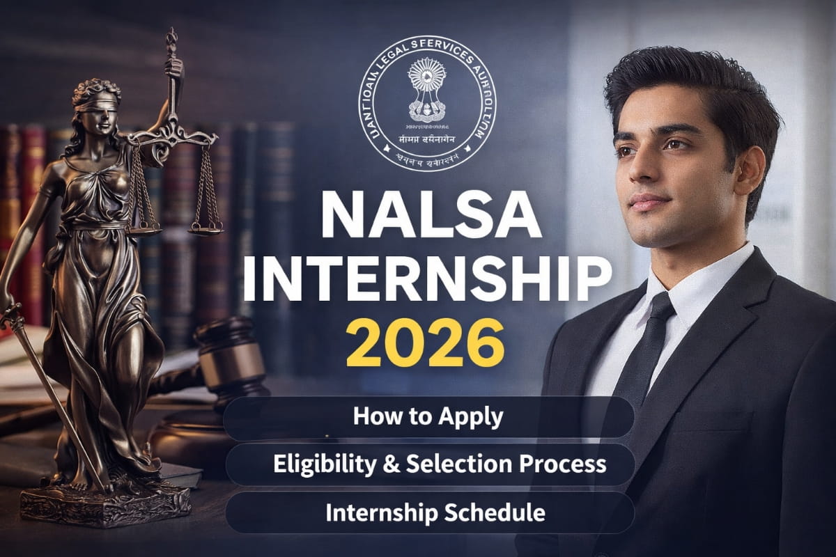 National Legal Services Authority Internship 2026 official internship programme for law students with application process and eligibility details