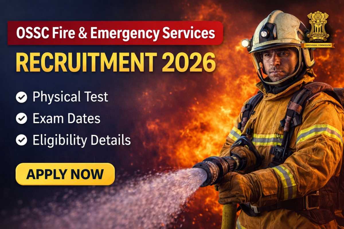 OSSC Fire Services Recruitment 2026 notification out. Check PM PET exam pattern, eligibility, important dates, and how to apply online.