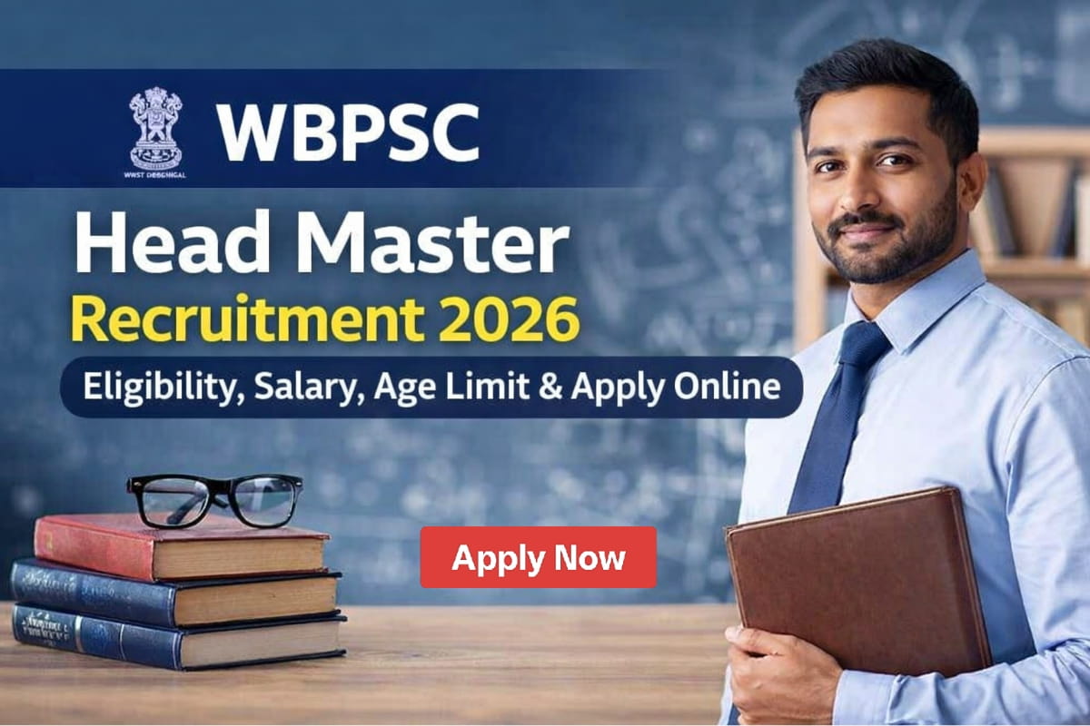 WBPSC Head Master Recruitment 2026 eligibility salary age limit apply online